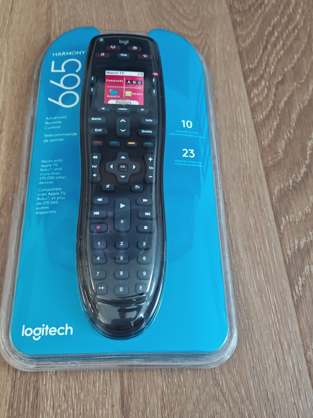 Brand New Logitech Harmony 665 Universal Remote Factory Sealed